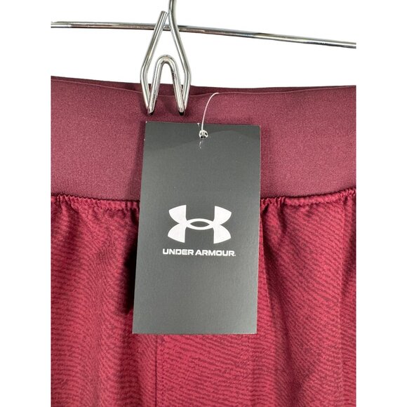 Men's UA Unstoppable Tapered Pants maroon athleisure sz M - Picture 2 of 11